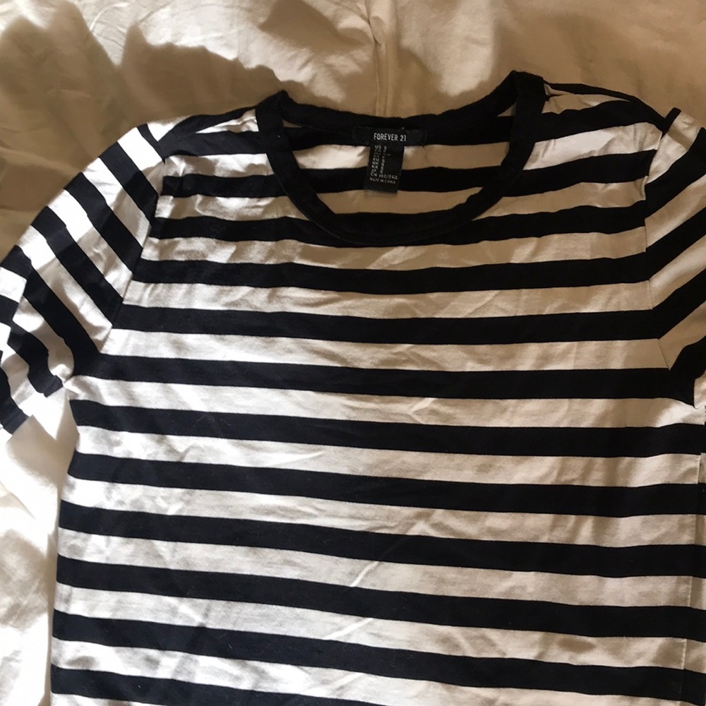 forever 21 striped long sleeve